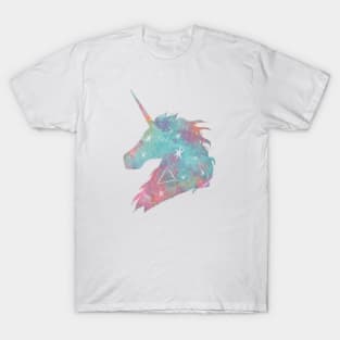 Watercolor Unicorn Stars T-Shirt